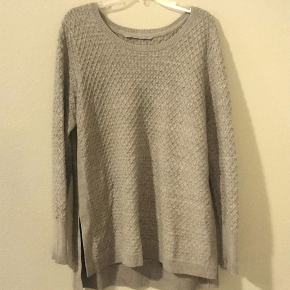Athleta TanTaupe Textured Sweater XL - Picture 2 of 7